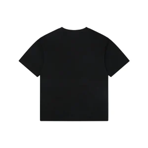 Balenciaga Sunset Wave Graphic T-Shirt Black Back view