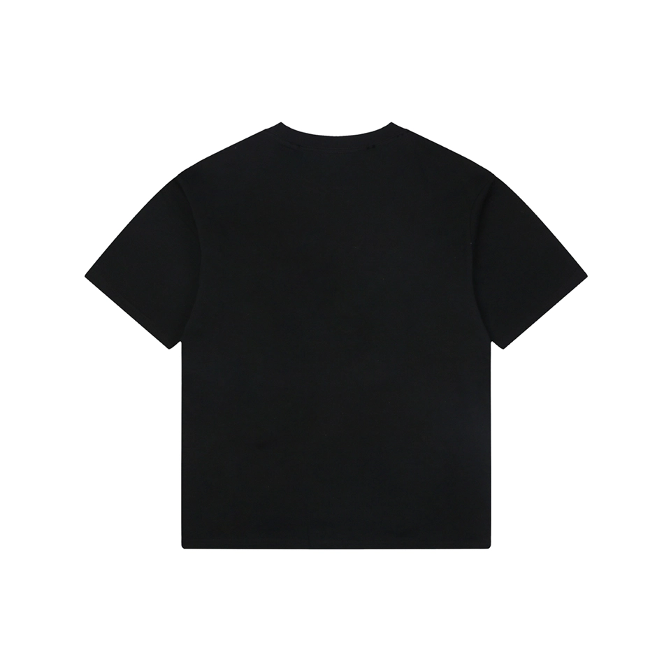 Balenciaga Sunset Wave Graphic T-Shirt Black Back view