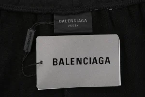 Balenciaga Tape Logo Sweat Shorts Brand label