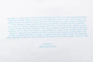 Balenciaga WFP Logo Print T-Shirt Back view