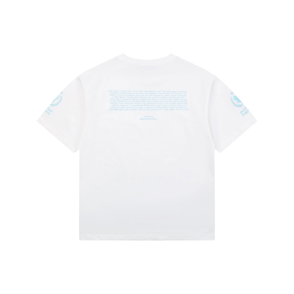 Balenciaga WFP Logo Print T-Shirt Back view