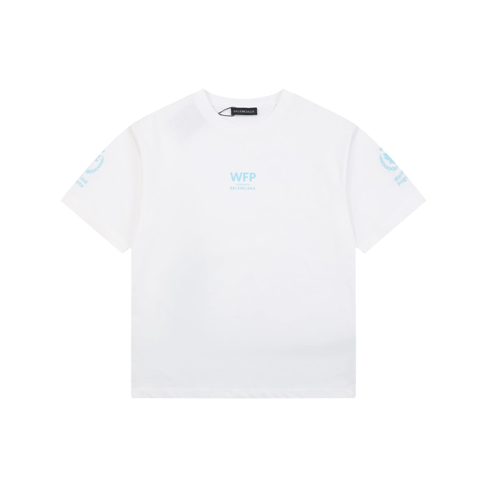 Balenciaga WFP Logo Print T-Shirt Front view