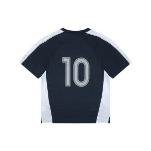 Balenciaga Wheat Crest Football Jersey T-Shirt Navy Back view