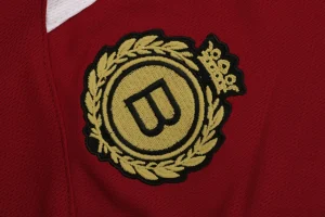 Balenciaga Wheat Crest Football Shorts Red Brand