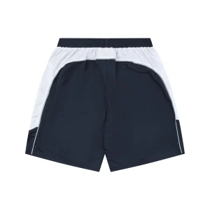 Balenciaga Wheat Crest Football Shorts Navy Back view
