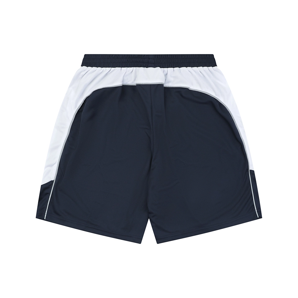 Balenciaga Wheat Crest Football Shorts Navy Back view