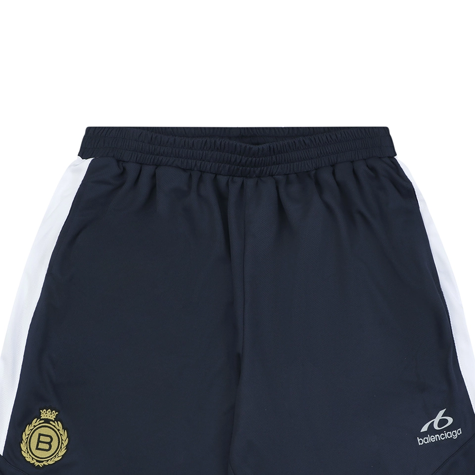 Balenciaga Wheat Crest Football Shorts Navy