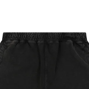 Bape Ape Head Embroidered Logo Sweat Shorts Black