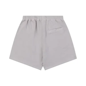 Bape Ape Head Embroidered Logo Sweat Shorts Grey Back view