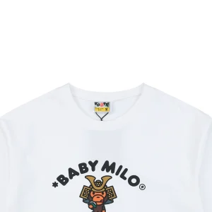 Bape Baby Milo Samurai Graphic T-Shirt White