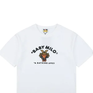 Bape Baby Milo Samurai Graphic T-Shirt White