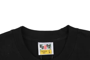Bape Baby Milo Year of the Horse Graphic T-Shirt Black Collar