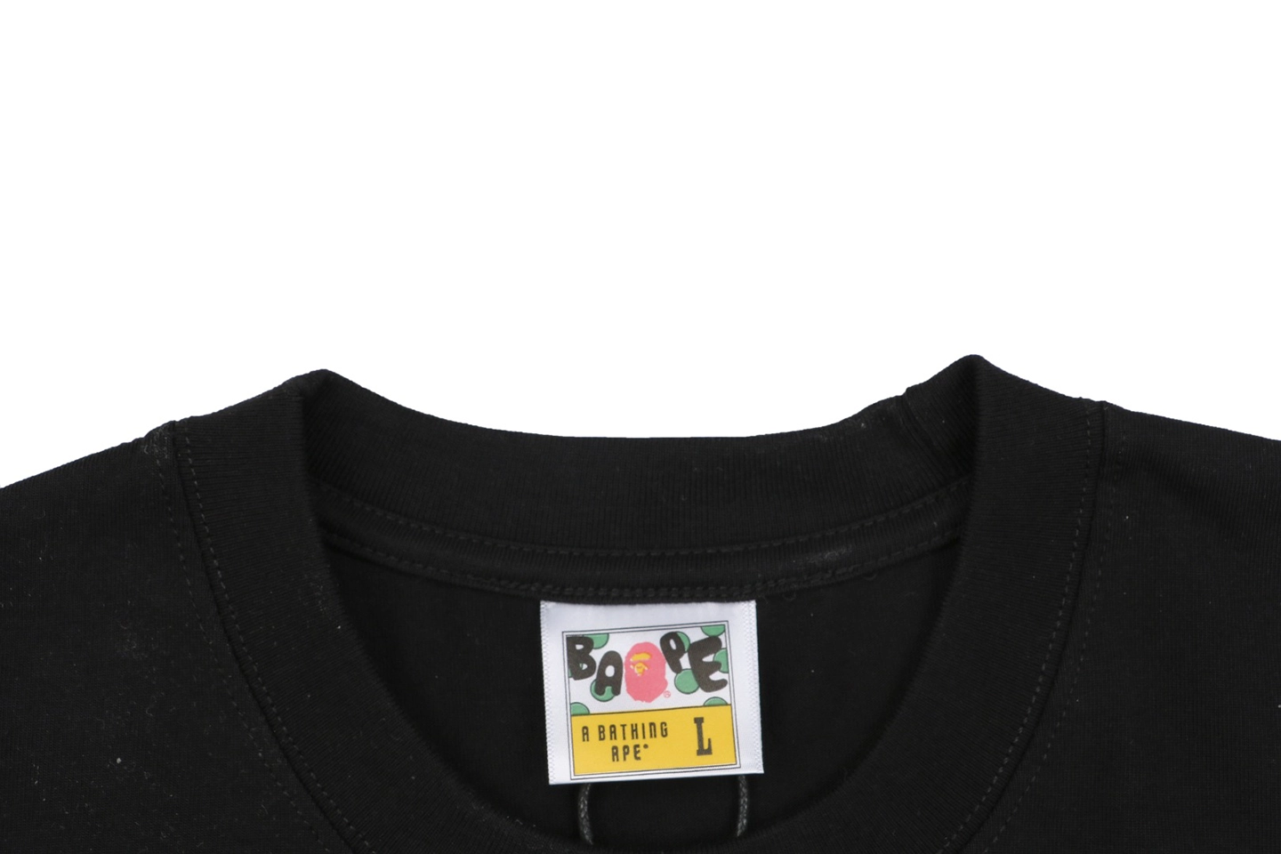 Bape Baby Milo Year of the Horse Graphic T-Shirt Black Collar