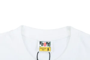 Bape Baby Milo Year of the Horse Graphic T-Shirt White Collar