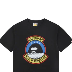 Bape Military Ape Head Graphic T-Shirt Black
