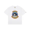 Bape Military Ape Head Graphic T-Shirt (White/Black)