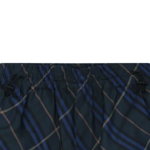Burberry Blue Tartan Nylon Shorts