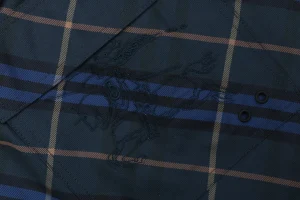 Burberry Blue Tartan Nylon Shorts