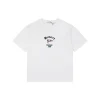 BBry Check Flag Embroidered T-Shirt (White/Black)