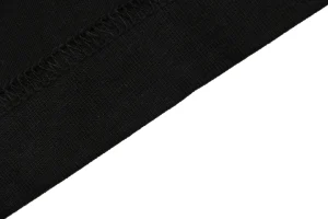 Burberry Check Flag Embroidered T-Shirt Black