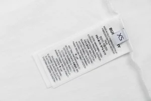 Burberry Check Knight Emblem T-Shirt White Wash label