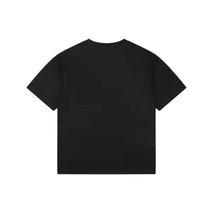 Burberry Check Knight Emblem T-Shirt Black Back view