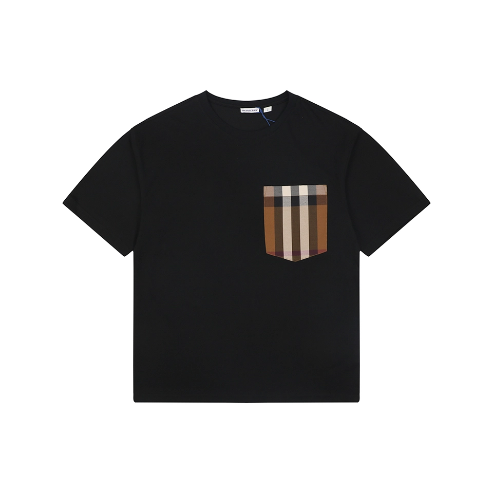 Burberry Check Pocket T-Shirt Front view