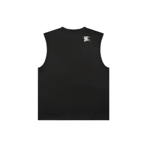 Burberry Check Shoulder Equestrian Knight Tank Top Back view