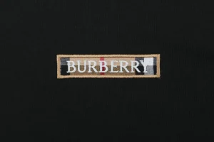 Burberry Check Sleeve Logo Embroidered T-Shirt White Brand