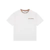 BBry Check Trim Pocket Embroidered Horse Logo T-Shirt