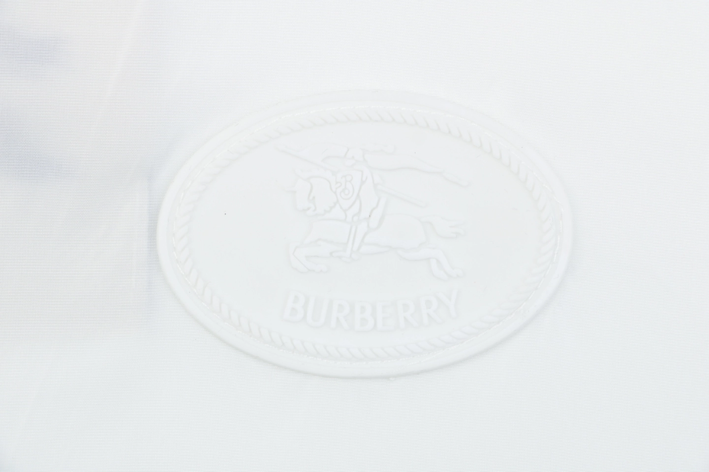 Burberry Check Zip Lightweight Hooded Jacket White Brand