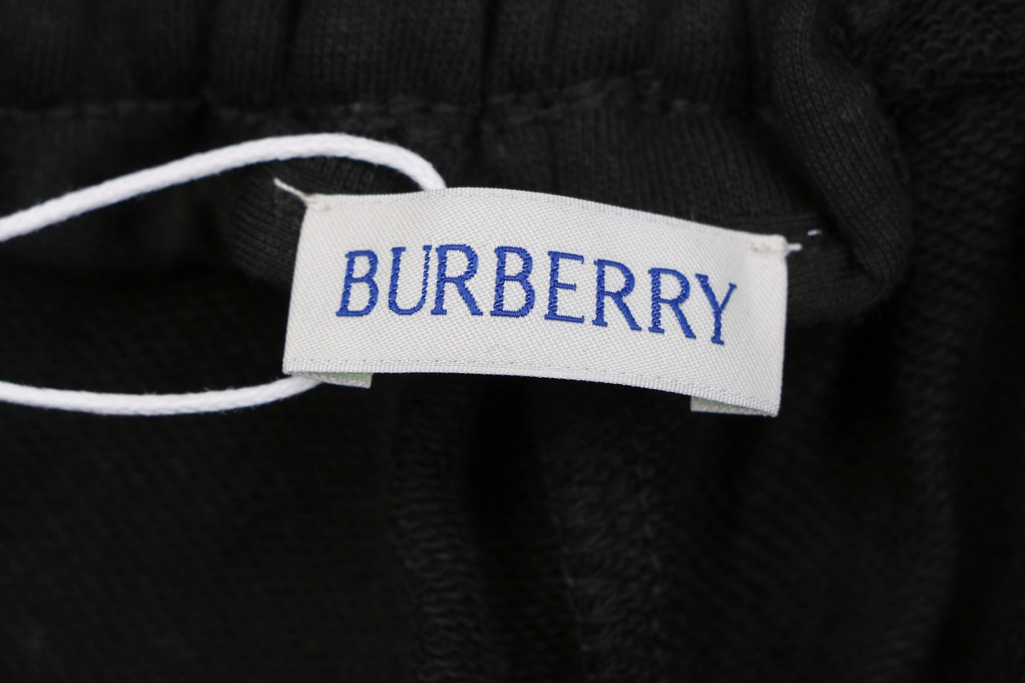 Burberry Equestrian Knight Embroidered Drawstring Shorts Black Brand label