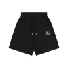 BBry Equestrian Knight Embroidered Drawstring Shorts (Black/White)