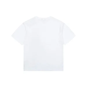 Burberry Equestrian Knight Plaid Pocket T-Shirt White Back view