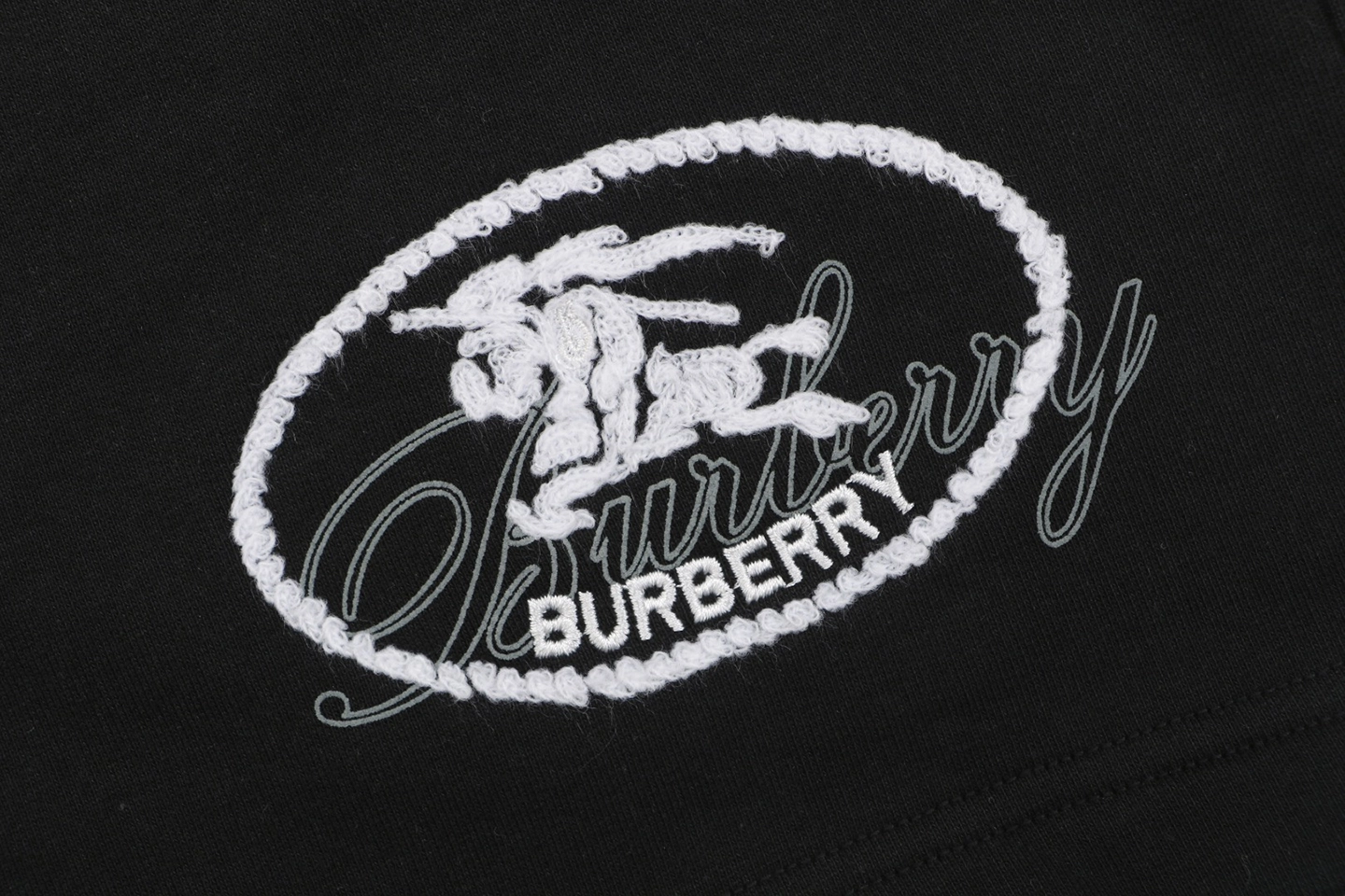 Burberry Equestrian Knight Signature Embroidered Shorts Brand