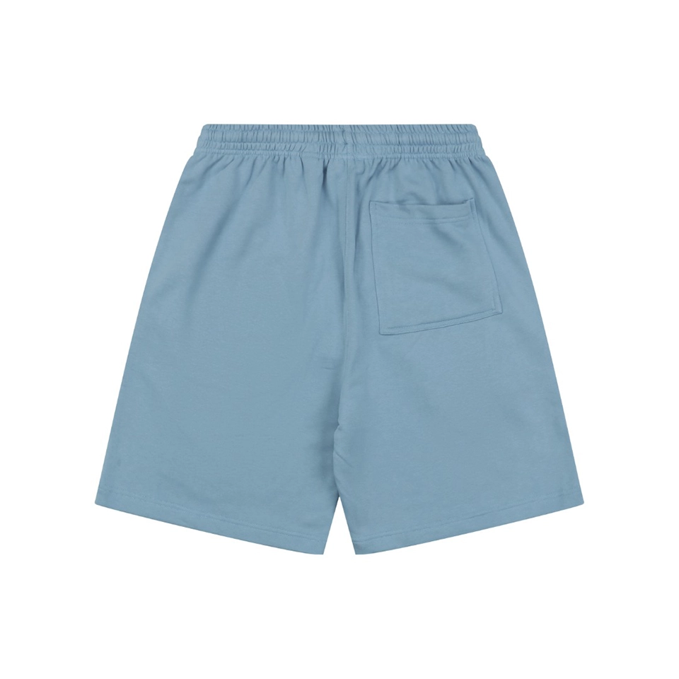 Burberry Equestrian Knight Signature Embroidered Shorts Blue Back view