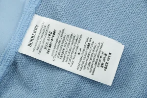 Burberry Equestrian Knight Signature Embroidered Shorts Blue Wash label