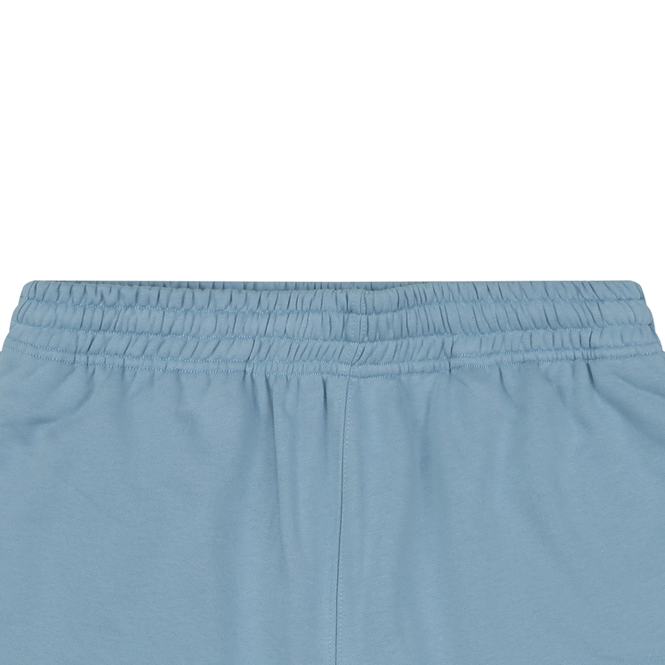 Burberry Equestrian Knight Signature Embroidered Shorts Blue