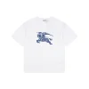 BBry Equestrian Knight Toothbrush Embroidery T-Shirt (White/Black)