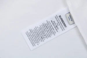 Burberry Equestrian Knight Toothbrush Embroidery T-Shirt White Wash label