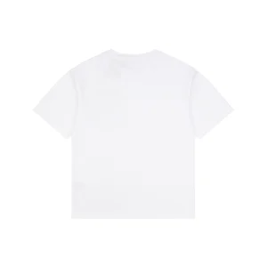 Burberry Equestrian Knight Toothbrush Embroidery T-Shirt White Back view