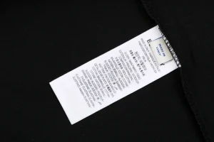 Burberry Equestrian Knight Toothbrush Embroidery T-Shirt Black Wash label