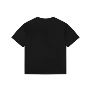 Burberry Equestrian Knight Toothbrush Embroidery T-Shirt Black Back view