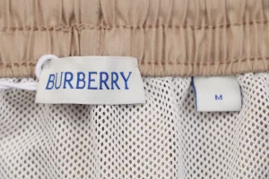 Burberry Gradient Check Swim Shorts Brand label