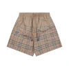 BBry Gradient Check Swim Shorts