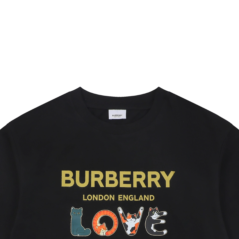 Burberry LOVE Cat Graphic T-Shirt