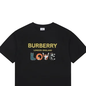 Burberry LOVE Cat Graphic T-Shirt
