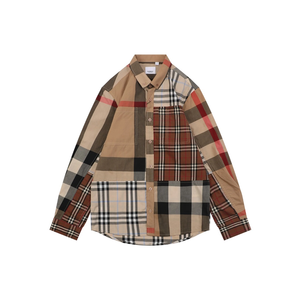 Burberry Patchwork Vintage Check Shirt Front view