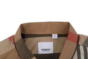 Burberry Patchwork Vintage Check Shirt Collar