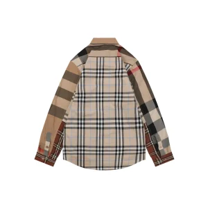 Burberry Patchwork Vintage Check Shirt Back view